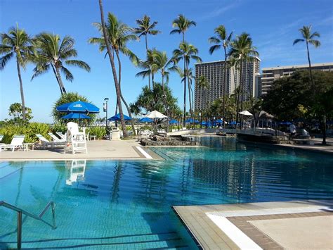 Hale koa hotel in hawaii - Feb 4, 2020 · But the most impressive change is to its pool. Photo: Courtesy of Hale Koa Hotel. The new $14 million facility sprawls over 8,000 square feet—double its previous size—with a curvilinear shape and multiple swimming areas. There’s a raised-pool section with an infinity edge and panoramic ocean views, a 20-person hot tub located right next ...